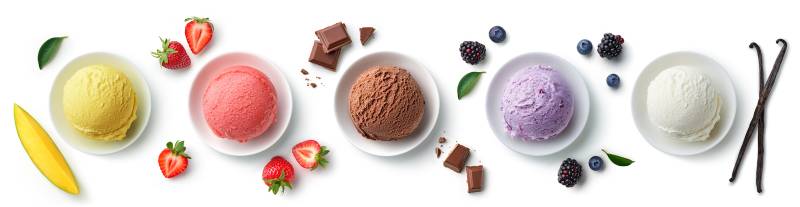 Combien pèse une boule de glaces ?